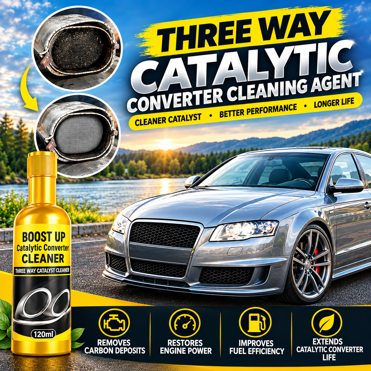 🚀 BOOST UP™ Cleaner Booster for All Cars ⚡