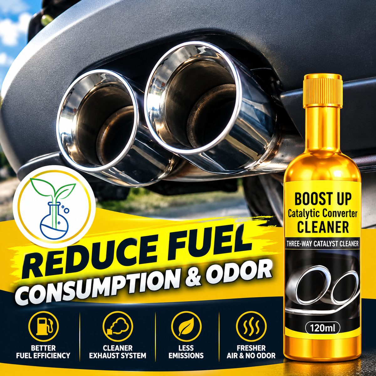 🚀 BOOST UP™ Cleaner Booster for All Cars ⚡